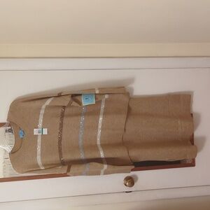 Knit two pieces dress and sweater